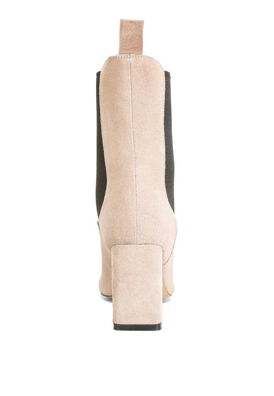 Gaven Suede High Ankle Chelsea Boots | Boots Daverri Fashions