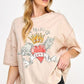 SAGE+FIG Love-Inpired Graphic Oversized T-Shirt - DAVERRI FASHIONS