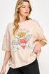 SAGE+FIG Love-Inpired Graphic Oversized T-Shirt - DAVERRI FASHIONS