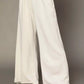 Umgee Elastic Drawstring Waistband Wide Leg Pants - DAVERRI FASHIONS