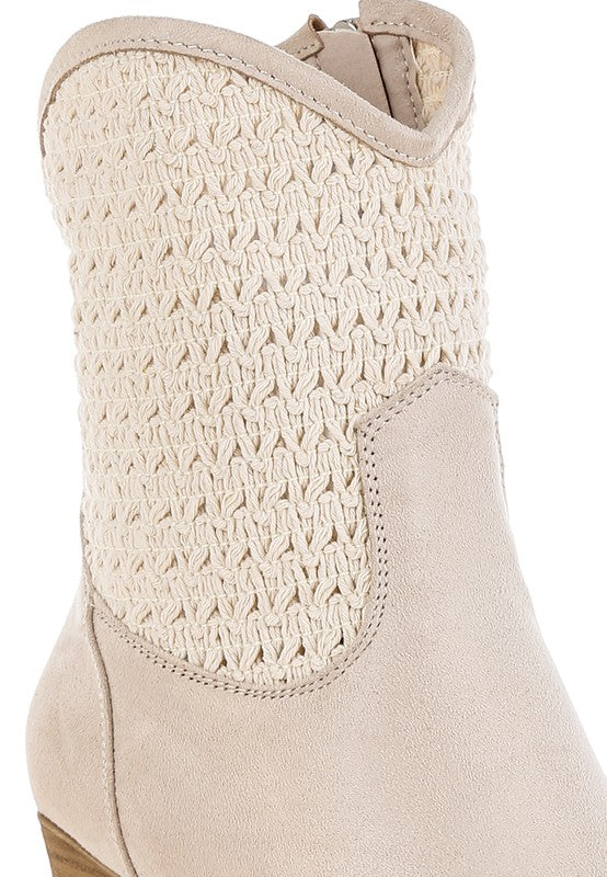 Bimmy Woven Pointy Western Boots | Boots Daverri Fashions