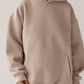 Kangaroo Pocket Long Sleeve Hoodie - DAVERRI FASHIONS