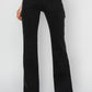 RISEN Full Size High Rise Side Slit Cargo Bootcut Jeans Jeans