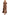Zenana Heavy Woven Span Crop Tee & Skirt Set BROWN M