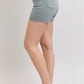 Judy Blue Full Size Hw Garment Dyed & Back Pkt Embroidery Shorts Plus Size