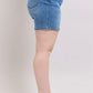 Judy Blue Full Size 2 Button Denim Shorts with Pockets Plus Size Denim Shorts