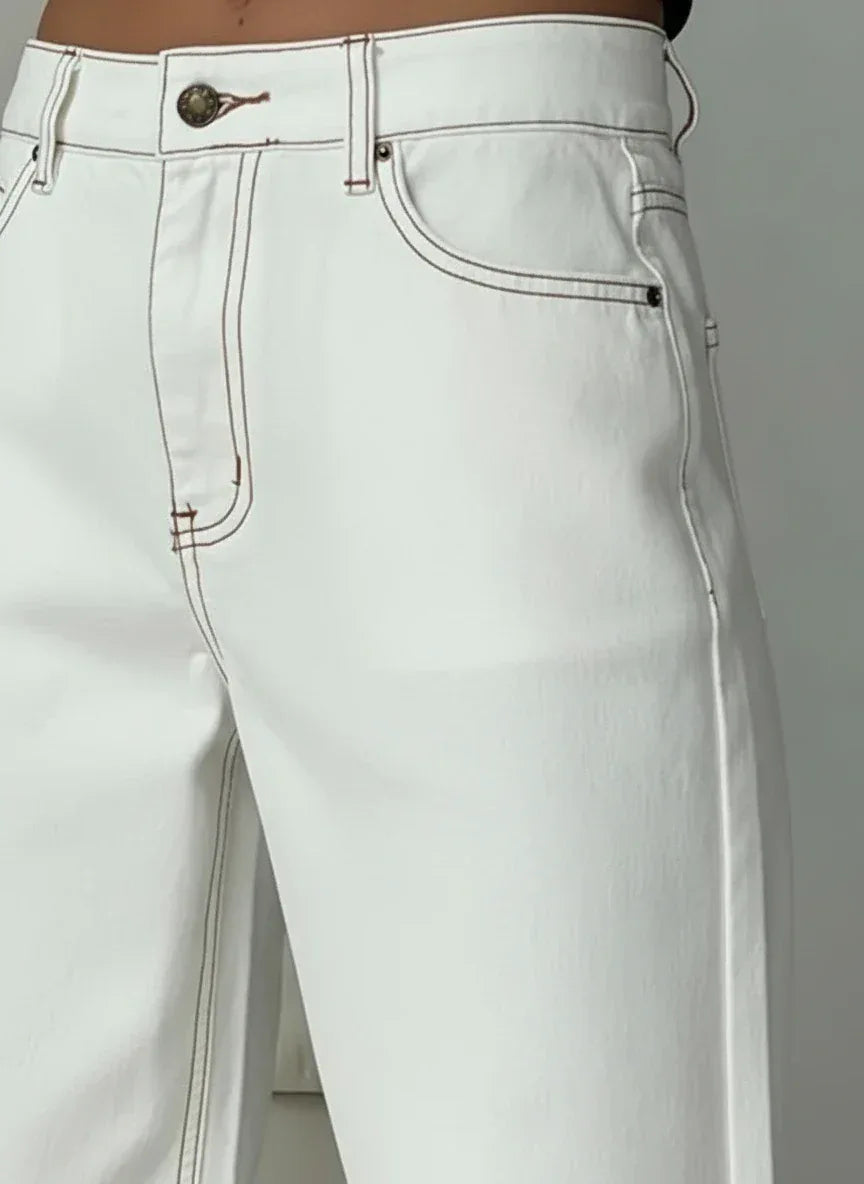 Daverri Fashions Wide Leg Jeans with Pockets - DAVERRI FASHIONS