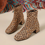 Block Heel Ankle Boots | Boots Daverri Fashions