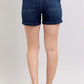Judy Blue High Waist Back Flap Pocket Denim Shorts