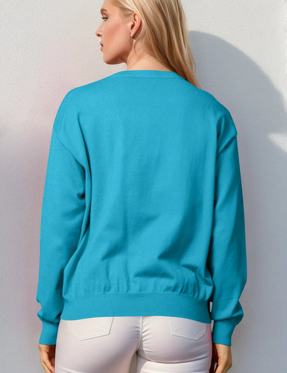 Double Take Full Size Nutcracker Sequin Long Sleeve Sweater | Sweaters Daverri Fashions