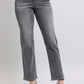 Judy Blue Full Size High Waist Rhinestone Straight Jeans Plus Size - DAVERRI FASHIONS