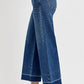 RISEN Tummy Control High Rise Crop Wide Hem Jeans Jeans