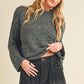 Aemi + Co Mock Neck Long Sleeve Sweater - DAVERRI FASHIONS