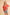 Aemi + Co Side Slit V-Neck Short Rolled Sleeve T-Shirt Coral M T-Shirts