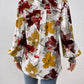 Daverri Fashions Floral Print Long Sleeve Shirt - DAVERRI FASHIONS