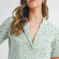MABLE Eyelet Short Sleeve Crop Top and Shorts Set Outfit Sets
