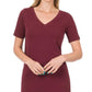 Cotton V-Neck Short Sleeve T-Shirt T-Shirts