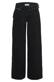 Wide Leg Jeans with Pockets | Bottoms Daverri Fashions