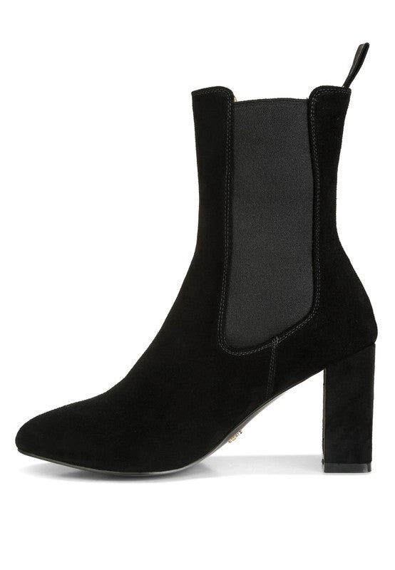 Gaven Suede High Ankle Chelsea Boots | Boots Daverri Fashions