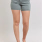 Judy Blue Full Size Hw Garment Dyed & Back Pkt Embroidery Shorts Plus Size