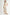 MABLE Pointelle Short Sleeve Crop Top and Slit Skirt Sweater Set Cream