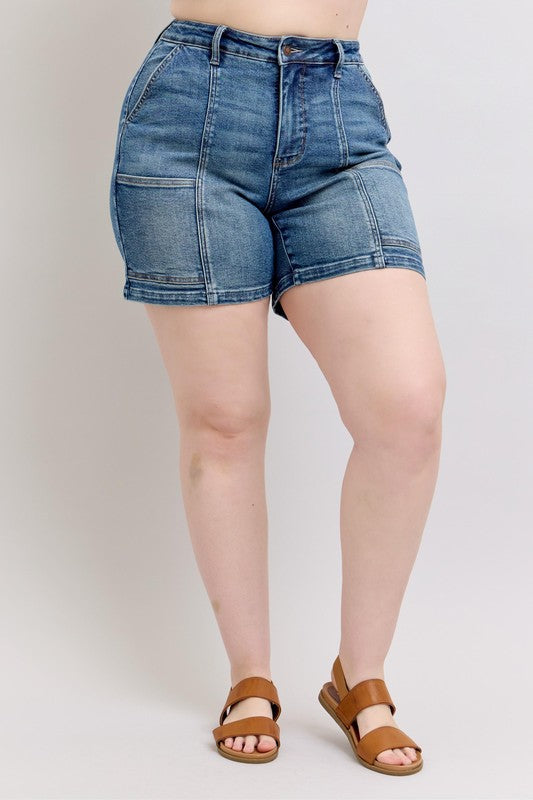 Judy Blue Full Size High Rise Denim Shorts Denim Shorts