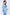 American Bazi Full Size Painted Back Distressed Denim Jacket