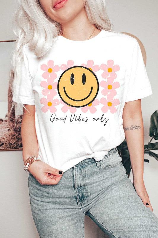 Good Vibes Only Graphic Tee WHITE Graphic Tees