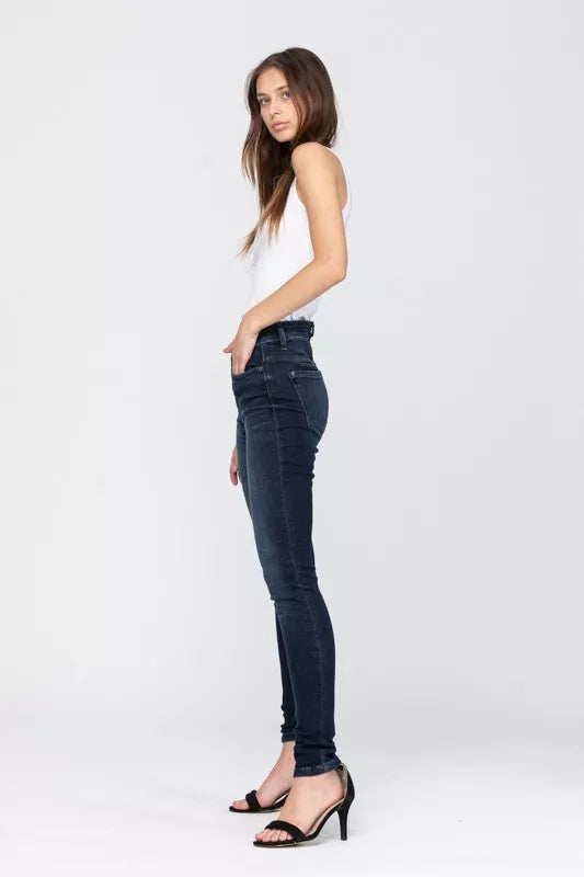 Judy Blue High Waist Washed Skinny Jeans | Daverri Fashions