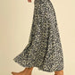 Aemi+Co Leopard Midi Skirt