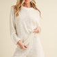 Aemi + Co Round Neck Drop Shoulder Knit Top Tops