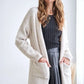 ADORA 2tone Sweater Open Cardigan