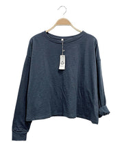 Long Sleeve Oversized Cotton Tee Tops