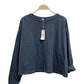 Long Sleeve Oversized Cotton Tee Tops
