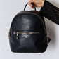 David Jones PU Leather Backpack - DAVERRI FASHIONS