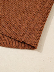 Contrast Knit V Neckline Cardigan | Cardigans Daverri Fashions