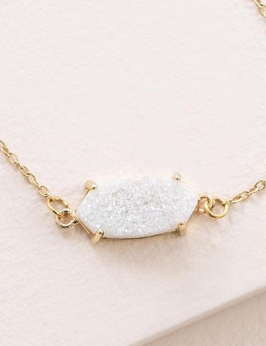 Marquise Druzy Bracelet Alabaster OS