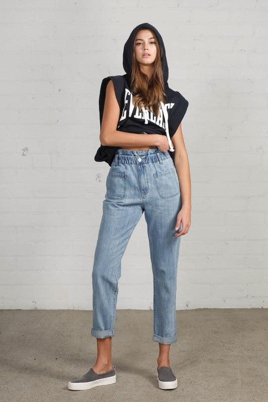 High Waist Relaxed Slouch Jeans Jeans