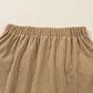 Corduroy Buttoned Front Mini Skirt - DAVERRI FASHIONS