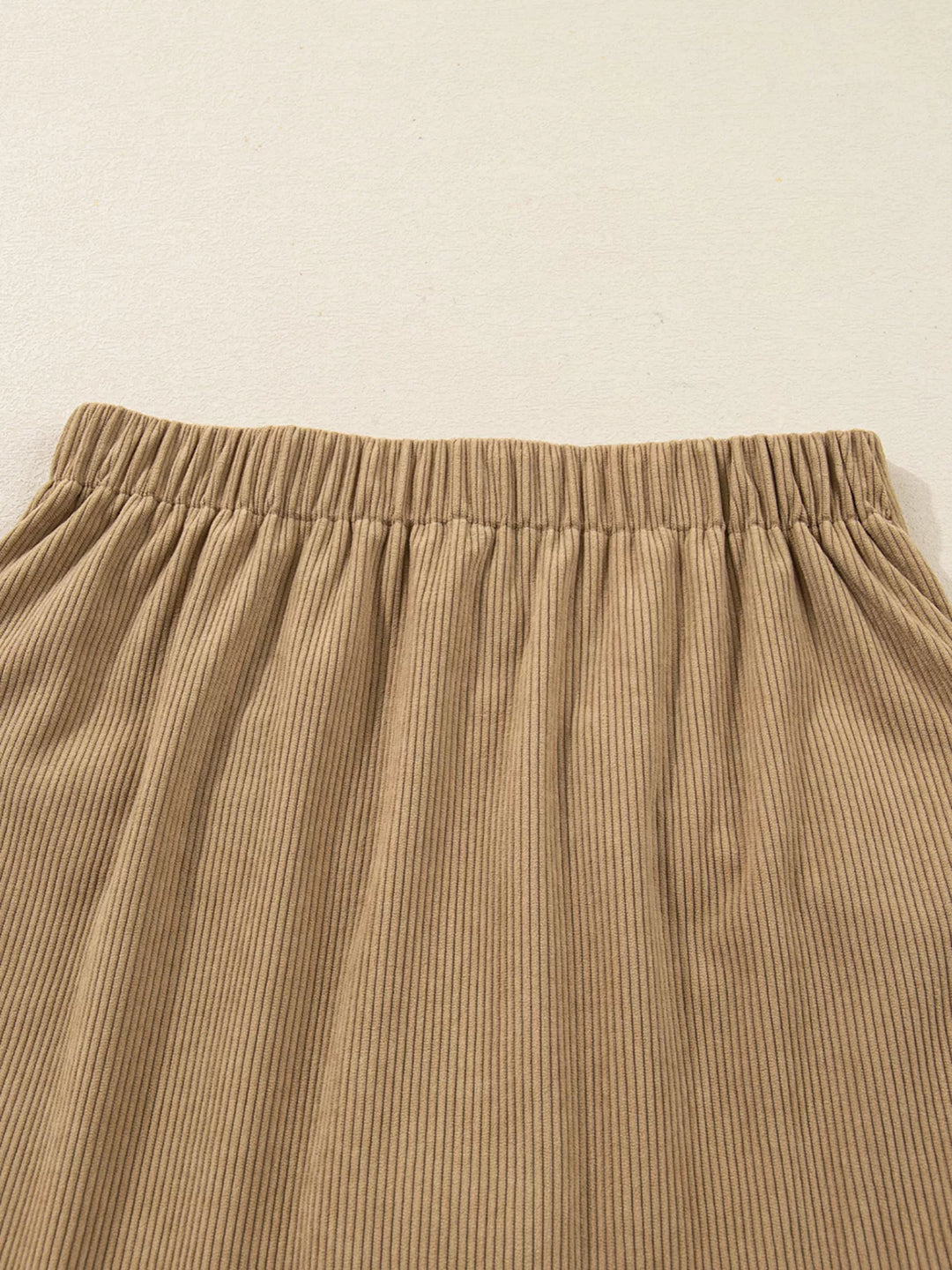 Corduroy Buttoned Front Mini Skirt | Skirts Daverri Fashions