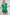 Umgee French Terry Collared Colorblock Romper KELLY GREEN