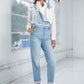 Mom Fit Denim Overalls Overalls