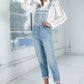 Mom Fit Denim Overalls Overalls