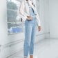 Mom Fit Denim Overalls Overalls