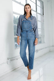 Mom Fit Denim Overalls Overalls