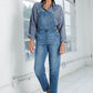 Mom Fit Denim Overalls Overalls