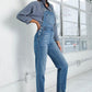 Mom Fit Denim Overalls Overalls