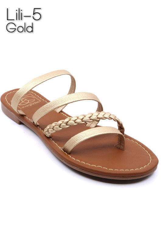 Braided Strappy Sandal SANDALS