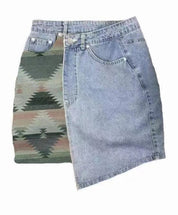 Denim Wrap Skirt | Skirts Daverri Fashions
