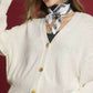 Umgee Button-Front V-Neck Knit Cardigan - DAVERRI FASHIONS
